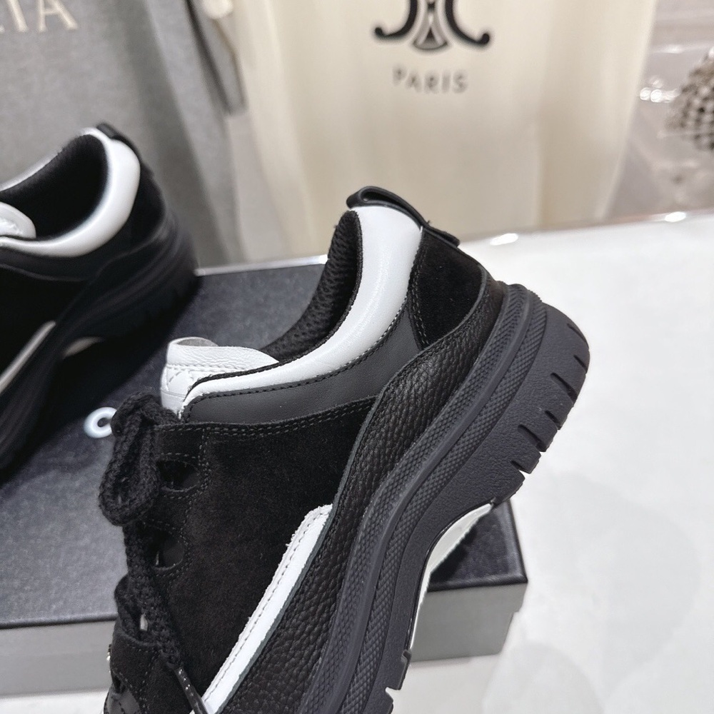 Chanel Black and White Sneakers - Picture 5 of 7